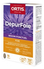 Ortis D&eacute;purFoie Besoin Ponctuel 15 Comprim&eacute;s