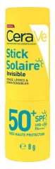 CeraVe Stick Solaire Invisible Visages L&egrave;vres et Zones Sensibles SPF50+ 8 g