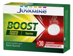 Juvamine Boost Ginseng de Sib&eacute;rie Taurine 30 Comprim&eacute;s Effervescents
