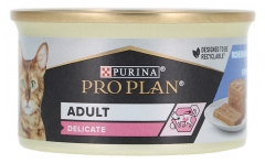 Purina Proplan Mousse de Dinde D&eacute;licate pour Chat Adulte 85 Grammes