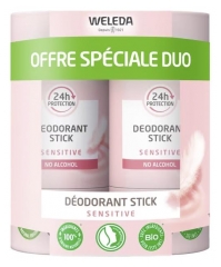 D&eacute;odorant Stick Sensitive Bio &agrave; l'Huile d'Argan Lot de 2 x 50 g