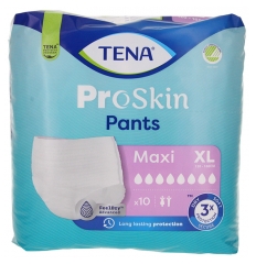 Tena Proskin Pants Maxi Taille XL Sous-V&ecirc;tements Absorbants 10 Unit&eacute;s