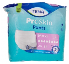 Tena Proskin Pants Maxi Taille L Sous-V&ecirc;tements Absorbants 10 Unit&eacute;s