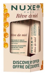 Nuxe R&ecirc;ve de Miel Stick L&egrave;vres Hydratant 4 g + Cr&egrave;me Mains et Ongles 30 ml