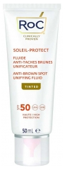 RoC Soleil-Protect Fluide Unificateur Anti-Taches Brunes Teint&eacute; SPF50 50 ml