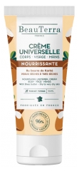 BeauTerra Cr&egrave;me Universelle Nourrissante au Beurre de Karit&eacute; 100 ML