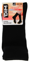 Dim Thermo Chaussettes Polaires Homme Noirs T39/42