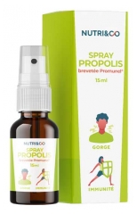 Nutri&Co Spray Propolis Gorge Immunit&eacute; 15 ml