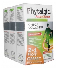 Nutreov Phytalgic Articulations Omega Collag&egrave;ne Lot de 3 x 60 Unit&eacute;s