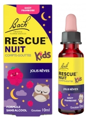 Rescue Nuit Bach Kids Compte-Gouttes &agrave; la Framboise 10 ML