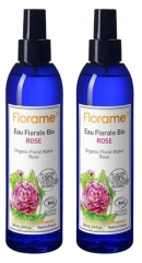 Eau Florale de Rose Bio Melvita Lot de 2 x 200 ml