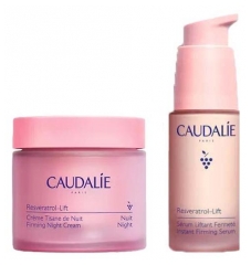 Caudalie Resveratrol [Lift] Routine Anti-&Acirc;ge de Nuit Cr&egrave;me 50 ml + S&eacute;rum Liftant + 30 ml