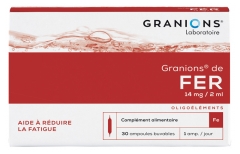Granions ? de Fer 30 Ampoules