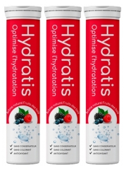 Hydratis Lot 3 Tubes de 20 Pastilles Effervescentes