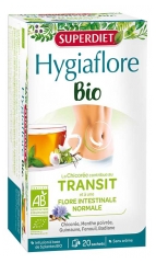 Superdiet Hygiaflore Rhubarbe Transit Infusion Bio - 20 Sachets