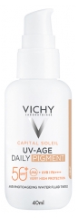 Vichy Capital Soleil UV-Age Daily Fluide Anti Photovieillissement et Teint&eacute; SPF 50+ 40 ML