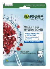 Garnier SkinActive Hydra Bomb Masque en Tissu Super Hydratant et Repulpant 28 ML