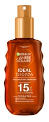 Garnier Ambre Solaire Ideal Bronze Huile Sublimatrice Protectrice SPF15 150 ml