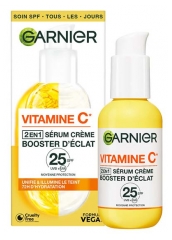 Garnier SkinActive Vitamine C S&eacute;rum Cr&egrave;me 2 en 1 Booster &Eacute;clat SPF 25 50 ML