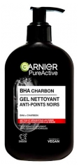 Garnier PureActive Gel Nettoyant Charbon Anti-Points-Noirs 250 ML