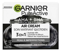 Garnier PureActive Charbon Air Cream Soin Matifiant Quotidien 50 ml