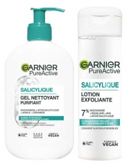 Garnier PureActive Salicylique Gel Nettoyant Purifiant Toutes Peaux 250 ml