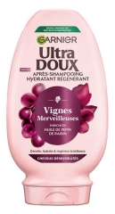 Garnier Ultra Doux Vignes Merveilleuses Apr&egrave;s-Shampoing Hydratant R&eacute;g&eacute;n&eacute;rant Cheveux D&eacute;shydrat&eacute;s 200 ml