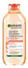 Garnier SkinActive Solution Micellaire Peeling Doux Visage Yeux et L&egrave;vres 400 ml