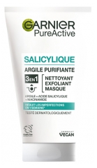 Garnier PureActive 3en1 Argile Nettoyant Anti Imperfections Visage 150 ML