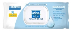 Mixa B&eacute;b&eacute; Lingettes &agrave; l'Eau Thermale 48 Unit&eacute;s