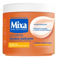 Mixa La Cr&egrave;me Nutritive Satinante Peaux tr&egrave;s S&egrave;ches et Ternes 400 ml