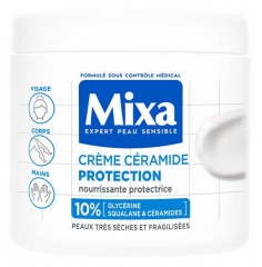 Mixa Cr&egrave;me C&eacute;ramide Protection Peaux Tr&egrave;s S&egrave;ches et Fragilis&eacute;es 400 ml