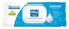 Mixa B&eacute;b&eacute; Lingettes &agrave; l'Eau Nettoyante 48 Unit&eacute;s