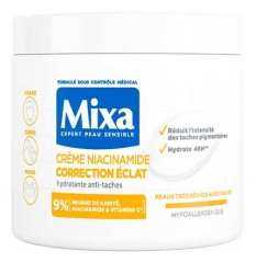 Mixa Cr&egrave;me Niacinamide Correction &Eacute;clat Hydratante Anti-T&acirc;ches 400 ml 
