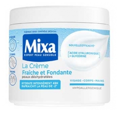 Mixa La Cr&egrave;me Fra&icirc;che et Fondante Peaux D&eacute;shydrat&eacute;es 400 ml