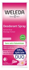 Weleda Duo D&eacute;odorant Spray Rose - 2 X 100 ml