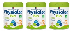 Physiolac Bio 3 Lot de 3 x 800 g - 10 Mois &agrave; 3 Ans