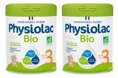 Physiolac Bio 3 10 Mois &agrave; 3 Ans - Lot de 2 x 800 g