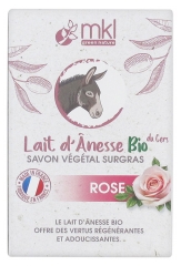 Mkl Green Nature Ls11 Savon Surgras Lait d'&Acirc;nesse Bio 100 g Rose