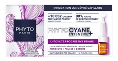 Phyto Phytocyane Intensive+ Antichute Progressive Femme 12 Fioles de 5 ml