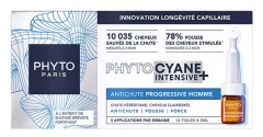 Phyto Phytocyane Intensive+ Antichute Progressive Homme 12 Fioles x 5 ml