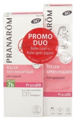 Pranar&ocirc;m Pranabb Duo Roller a/Moust 30 ml + Roller Ap/Piq&ucirc;res 15 ml Pro