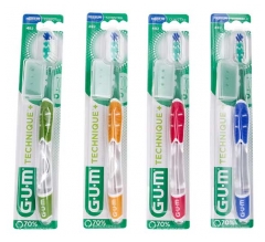 GUM Brosse &agrave; Dents Technique+ 492 Medium