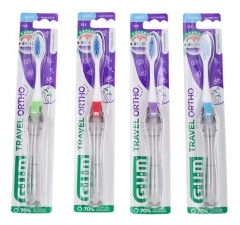 GUM Brosse de Voyage Compacte Orthodontique 125