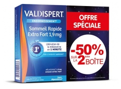 Valdispert Sommeil Rapide 1,9 mg Lot de 2 x 40 Comprim&eacute;s