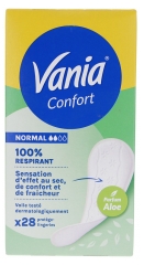 Vania Confort Prot&egrave;g&eacute;-Slips Normal Aloe 28 Prot&egrave;ge-Lingeries