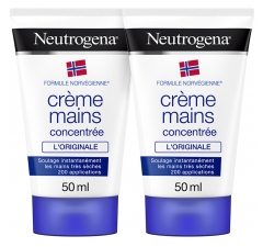 Neutrogena Cr&egrave;me Mains Hydratante Lot 2 x 50 ml