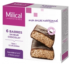 Milical Barres Minceur Hyperprot&eacute;in&eacute;es 6 Unit&eacute;s