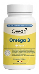 Owari Om&eacute;ga 3 Epax 60 Capsules