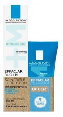 La Roche-Posay Effaclar Duo+M 40 ml avec Effaclar Gel Moussant Purifiant 50 ml Offert